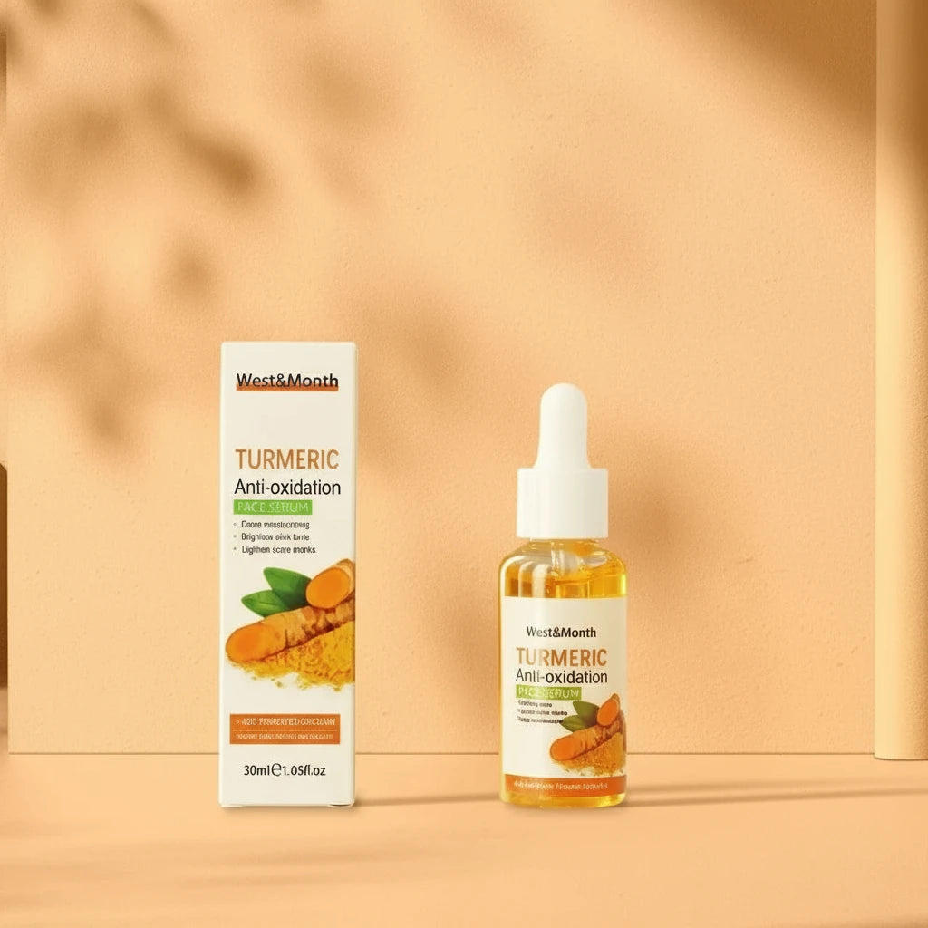 West&Month Turmeric Face Whitening Serum – naturlig glød og jevnere hudtone med gurkemeie