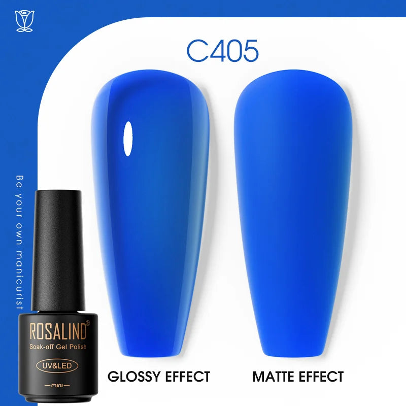 ROSALIND Gel Neglelakk – Klassisk Fargekolleksjon