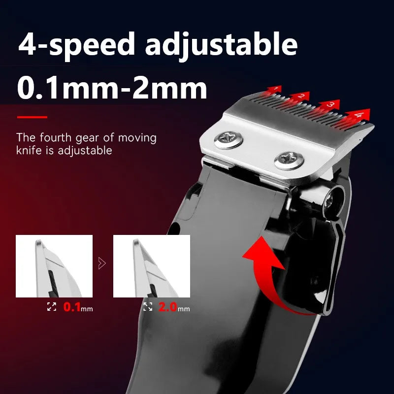 Kemei KM-PG809A Profesjonell Hårklipper – presis, kraftig og oppladbar trimmer for menn