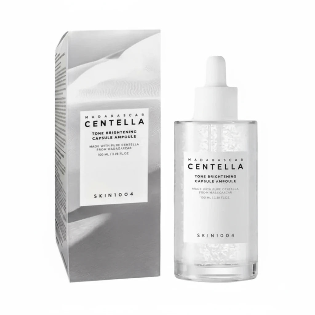 Skin1004 Madagascar Centella Asiatica Ampoule 100 ml – Beroligende, fuktgivende og styrkende hudpleie