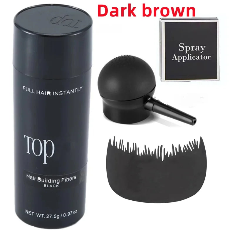 Keratin Hair Fibers Set 3 × 27,5 g – Øyeblikkelig fyldigere og tettere hår