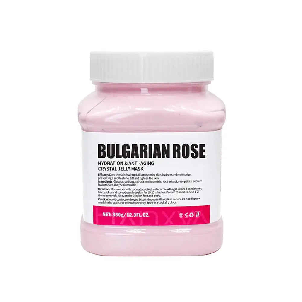 Rose Jelly Mask 350g – Profesjonell Glød, Fukt og Myk Hud