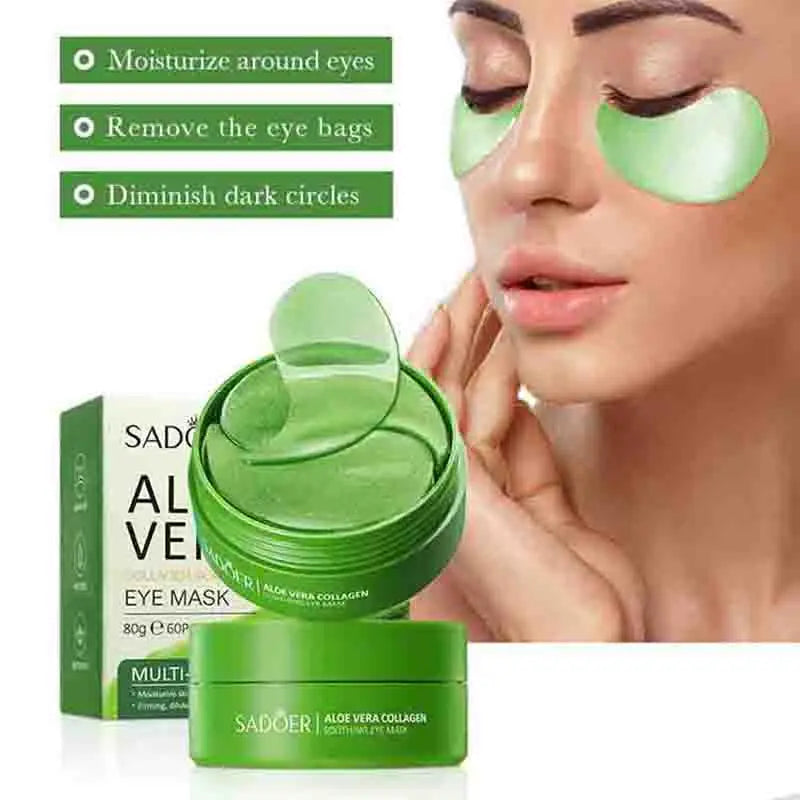 SADOER Aloe Vera Collagen Eye Mask 60 stk