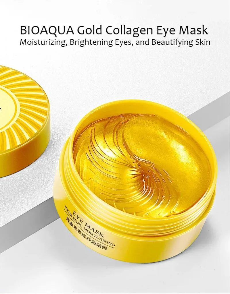 BIOAQUA Collagen Eye Mask 60stk – Fukt, Fasthet og Frisk Glød Rundt Øynene