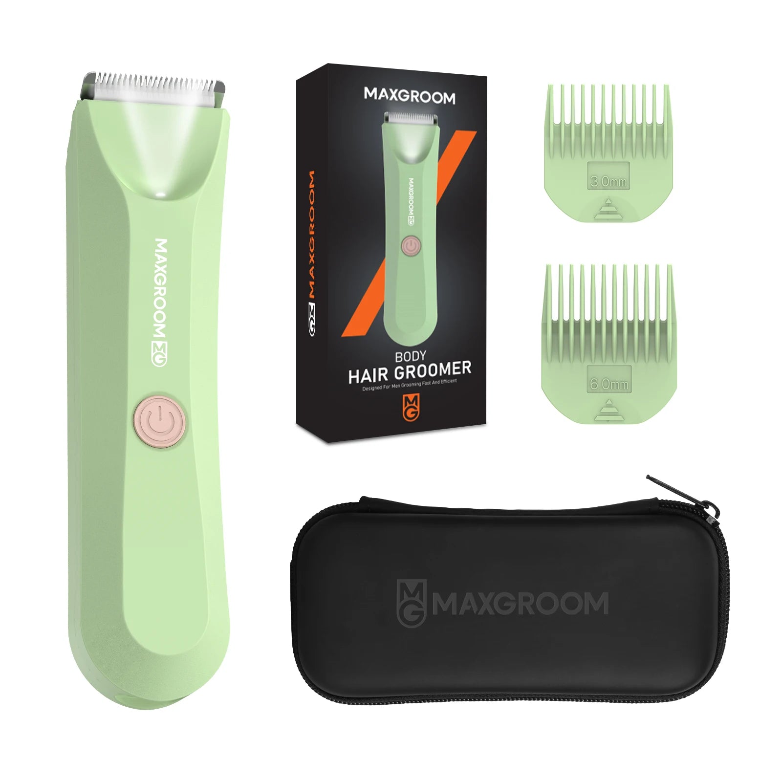 MAXGROOM Body Hair Trimmer – presis, trygg og vanntett kroppspleie for menn
