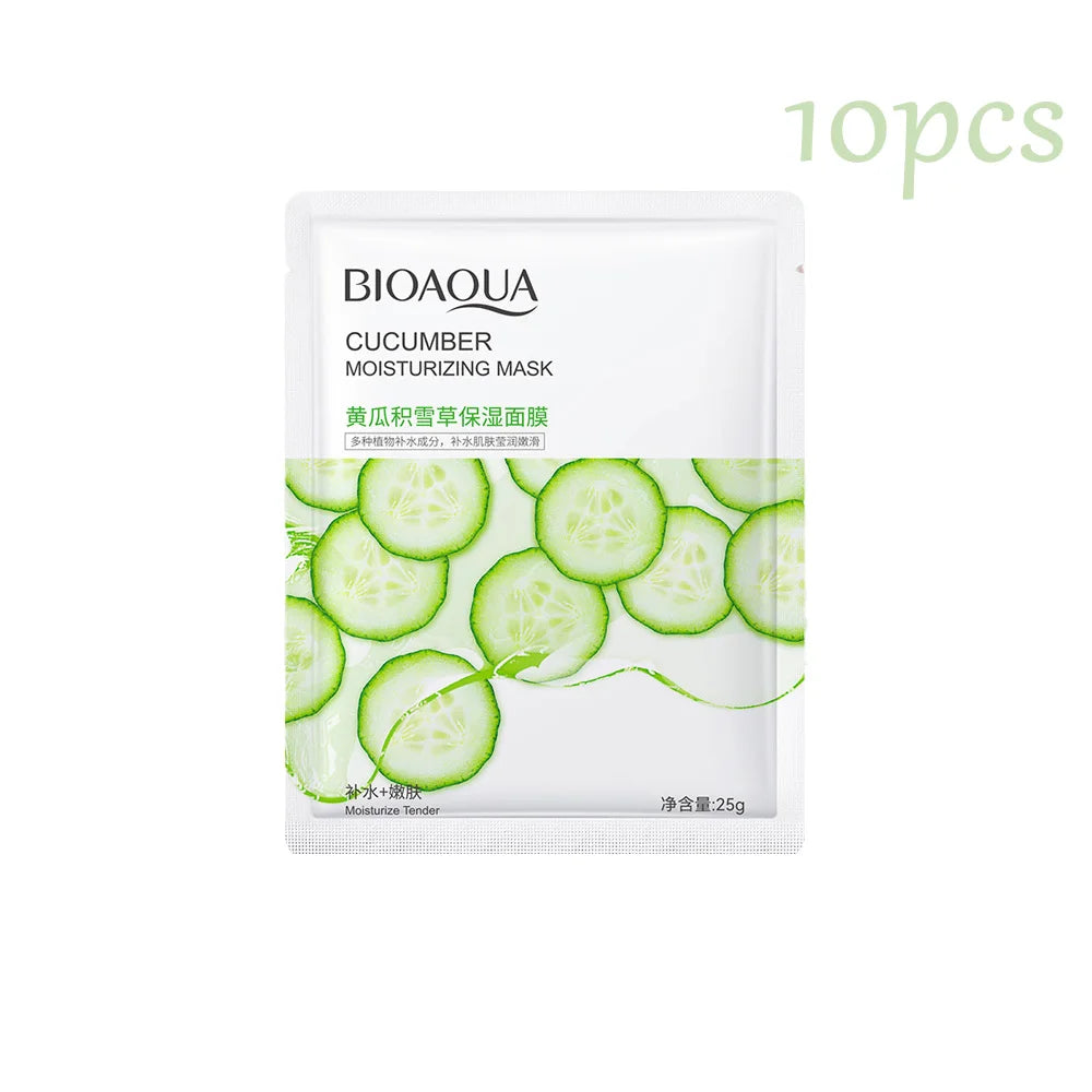 LGRAMER 10pcs Collagen Facial Mask