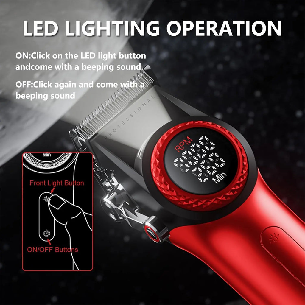 VGR 3 In 1 Hair Cutting Machine Kit High Quality Beard Trimmer Man Professional 9000 Rpm Hair Clipper Men Set