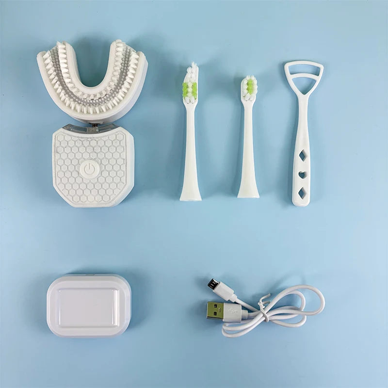 U-Shape Wireless Electric Sonic Toothbrush – 360° rengjøring, tannbleking og frisk pust i én børste