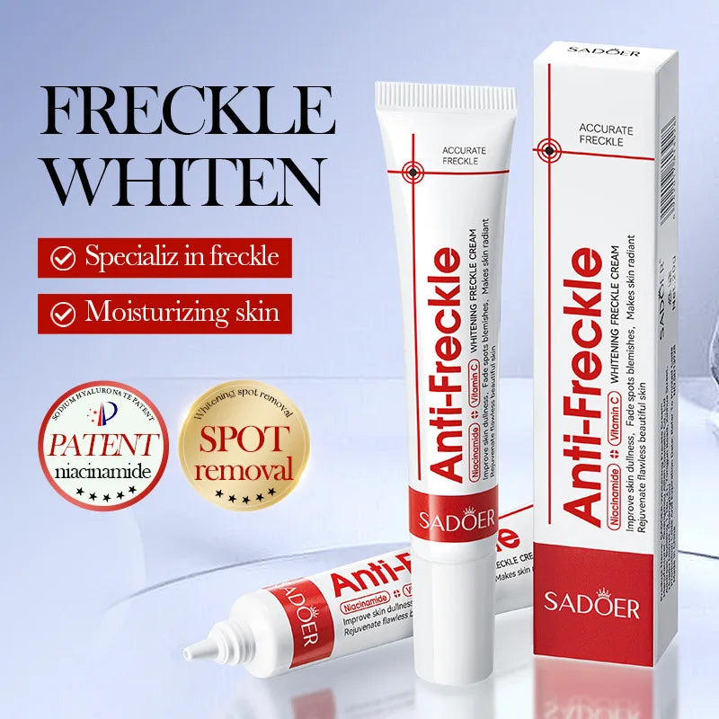 SADOER Anti Freckle Cream – Reduser pigmentflekker og få en jevn, strålende hudtone