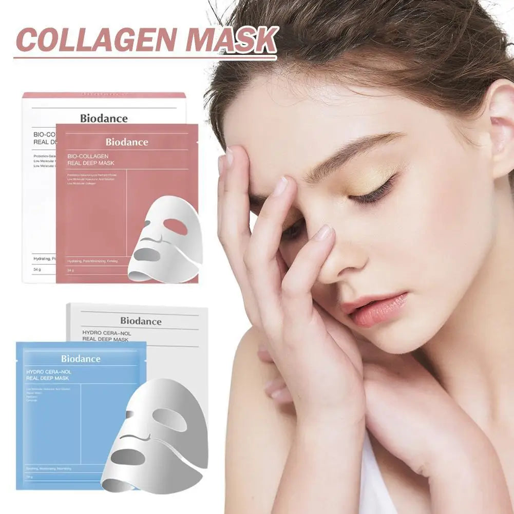 EELHOE Biodance Bio-Collagen Patch Mask – Intensiv Fukt og Fasthet for Glødende Hud
