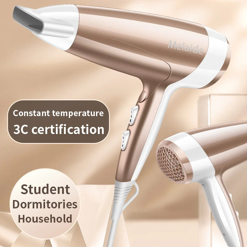 2000 W Hårføner – kraftig motor og negativ ioneteknologi for profesjonell styling