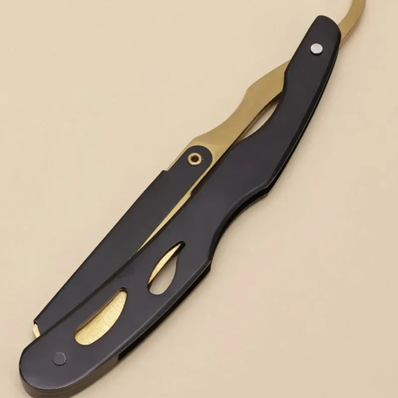 BARBERTOP Men’s Straight Edge Razor – Profesjonell Barberkniv i Rustfritt Stål for Presis og Klassisk Barbering