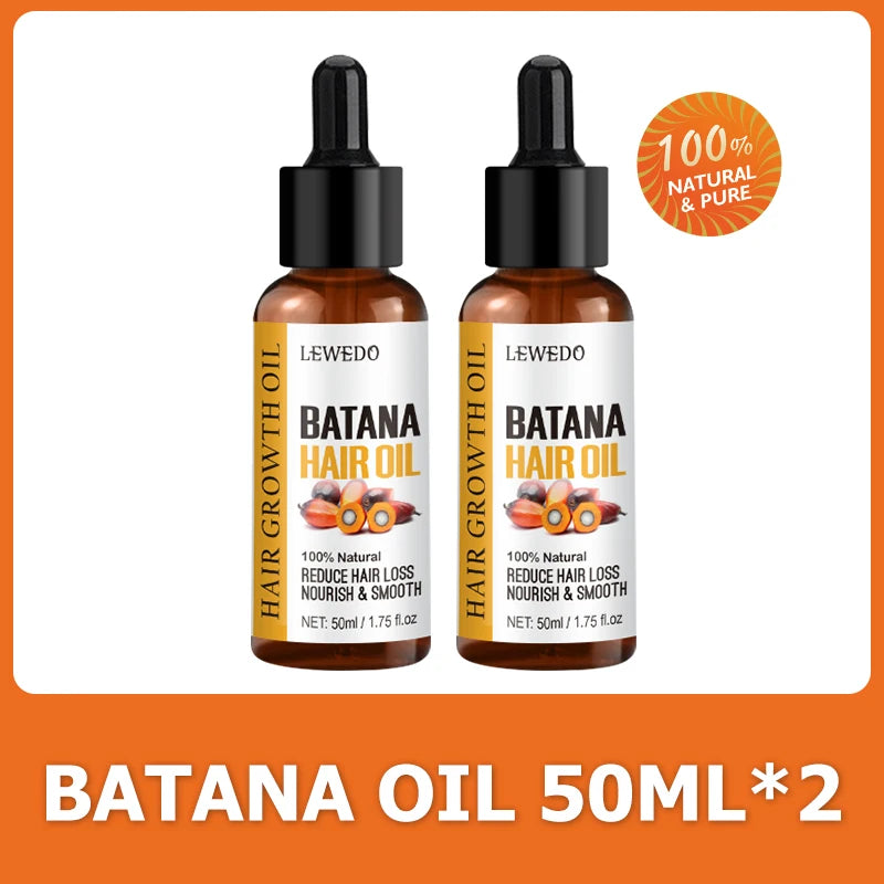 Lewedo Naturals Pure Batana Oil – naturlig hårolje for vekst, styrke og glans
