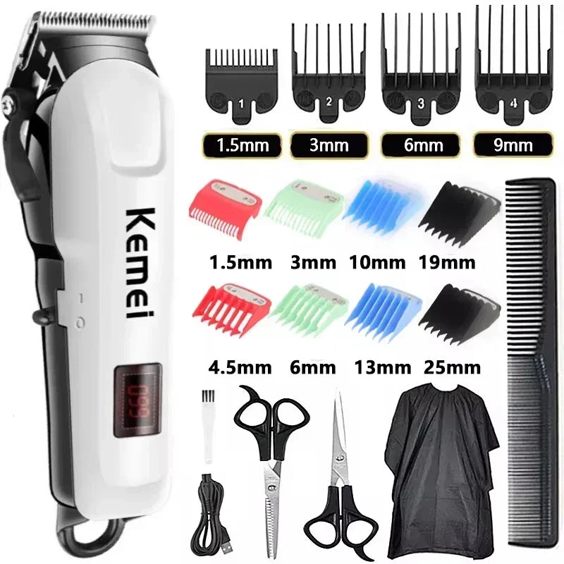 Kemei KM-809A Professional Hair Clipper – kraftig, stillegående og presis hårklipper for alle hårtyper