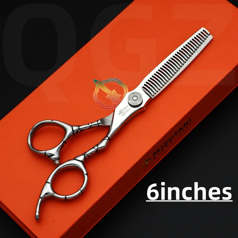 Profesjonell Uttynningssaks i 440C Rustfritt Stål – 6" presisjonssaks med 32 tenner