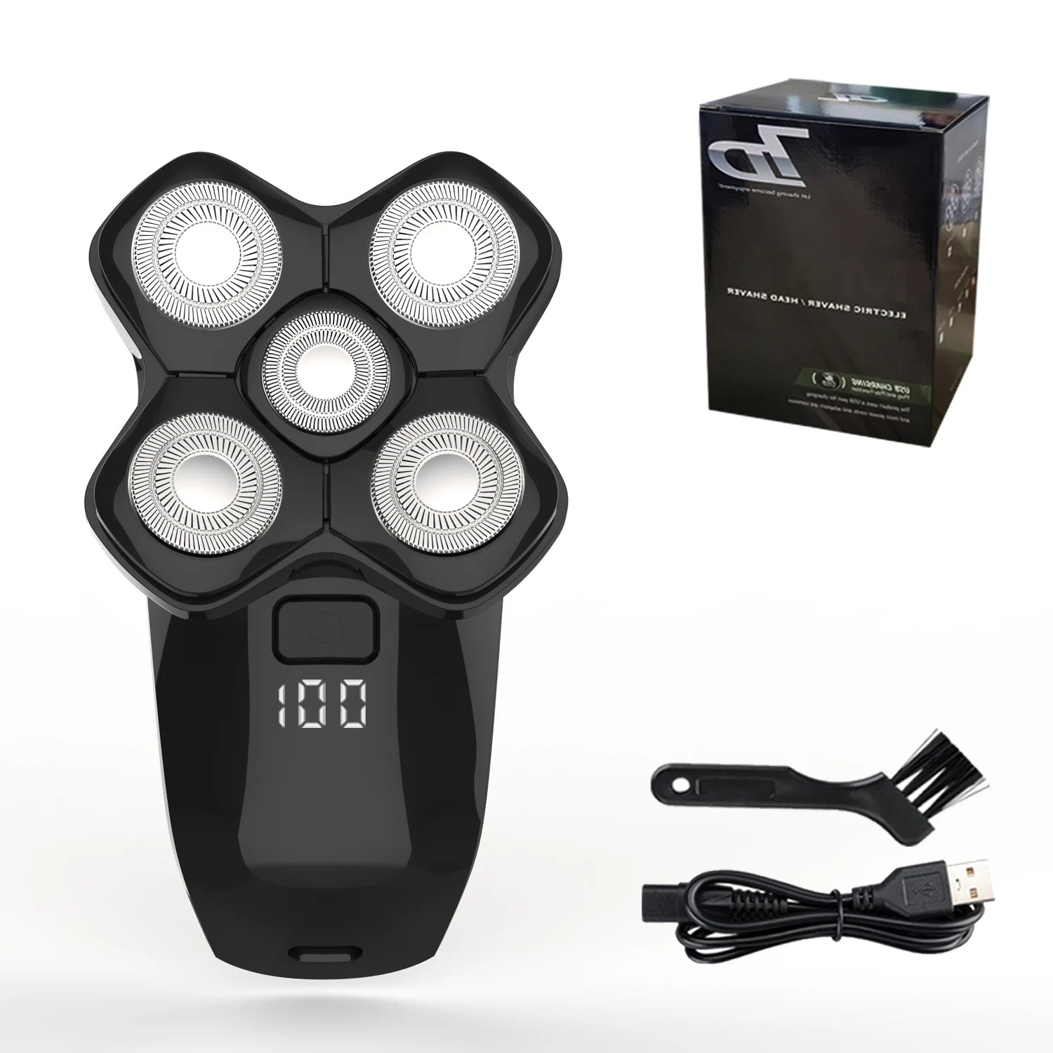 GENKO 5D Electric Head Shaver – presis, fleksibel og komfortabel barbering for menn