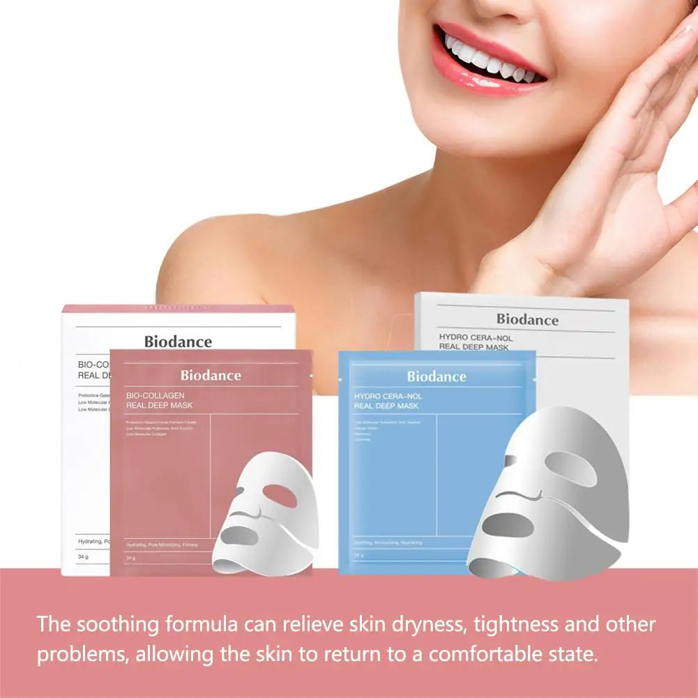 EELHOE Biodance Bio-Collagen Patch Mask – Intensiv Fukt og Fasthet for Glødende Hud