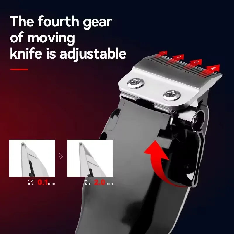 Kemei KM-PG809A + KM-PG232 + KM-3382 Grooming Kit – komplett hår- og skjeggsett for presis, stillegående og profesjonell klipp