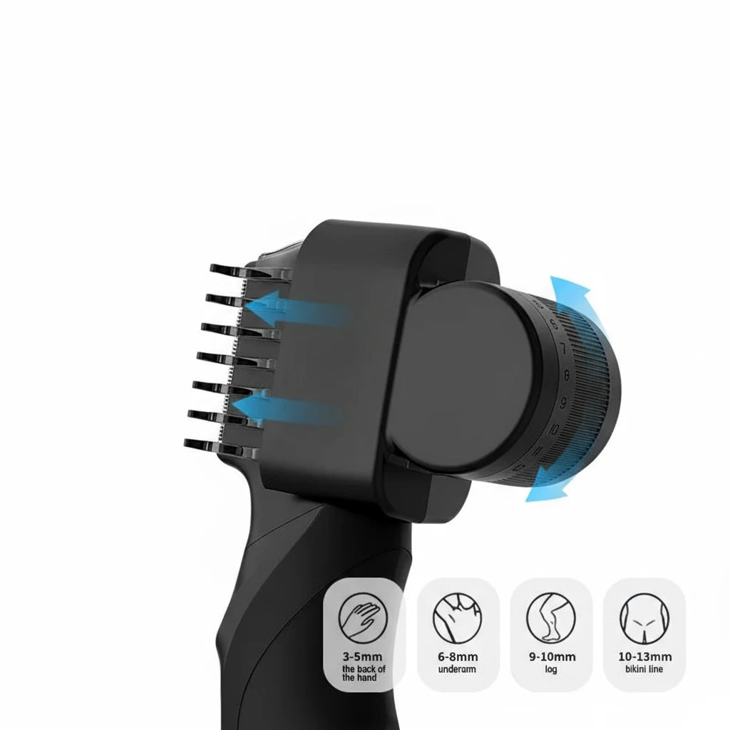 Electric Body Hair Trimmer for Men – trygg, vanntett og presis trimmer for hele kroppen