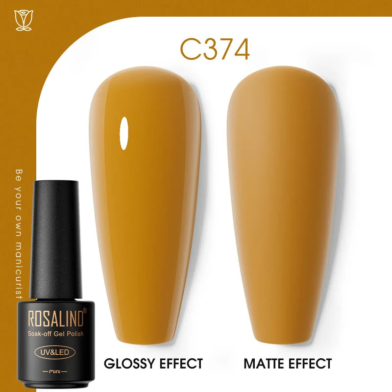 ROSALIND Gel Neglelakk – Klassiske Farger